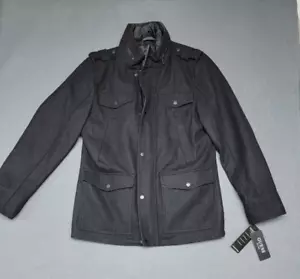 NWT~GUESS Mens SMALL Water Repellent Jacket With Zip Out Quilted Puffer Bib $295 - Picture 1 of 11