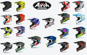 Airoh WRAAP Casco Off Road HRT Doppio Anello Cross Enduro Moto - Foto 1 di 23