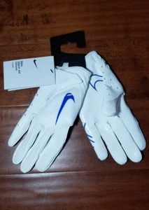 Nike Vapor Jet 6.0 weiß blau Erwachsene Empfänger Fußballhandschuhe Herren Größe M - Bild 1 von 4