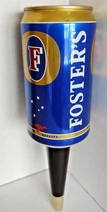 Foster's Australia Large Blue Aluminum Oil Can Tap Handle NIB - Picture 1 of 4