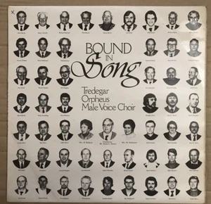 TREDEGAR ORPHEUS MALE VOICE CHOIR - Bound In Song - BLACK MOUNTAIN BM8 -LP 1978 - Picture 1 of 4