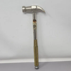 Vintage Multi-Tool Hammer With Interchangeable Screwdriver Set & Brass Handle - Picture 1 of 7