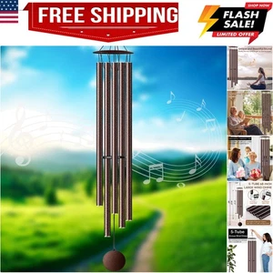 68" großes Windspiel für draußen tiefer Ton, Bronze Windspiele für Frauen Mama... - Bild 1 von 9