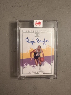 Panini Impeccable 2019-20 - Tinta indeleble #II-EBL Elgin Baylor/25 (AU) Foto 1 de 2