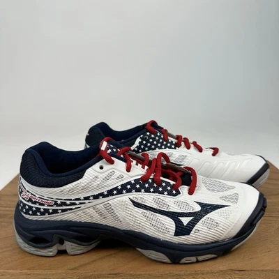 Nuevas Mujeres Mizuno Wave Lightning Z4 Tenis de Voleibol Zapatos Talla 7 M Foto 1 de 4