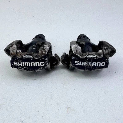 Pedales sin clip vintage Shimano PD-M520 bicicleta de montaña SPD 9/16 en negro A10 Foto 1 de 4