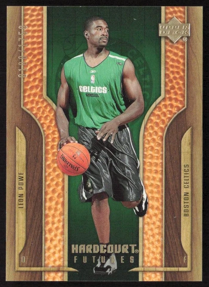 2006-07 Upper Deck Hardcourt #/1750 Leon Powe #131 Rookie Boston Celtics - Image 1 of 2