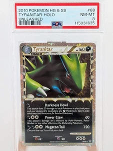 Pokemon Tyranitar Holo - PSA 8 - Unleashed #88 - Near Mint - Picture 1 of 2