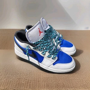 Nike Air Jordan 1 Low SE "White Hyper Royal" Formula 23 Pack FQ8042-100 Gr.6,5Y - Bild 1 von 5