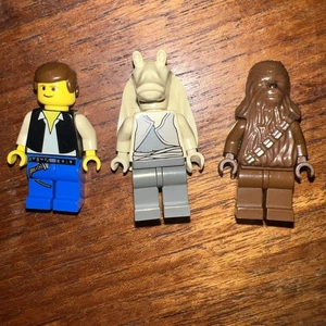 Lego Star Wars Han Solo/ Chewbacca/ Jar Jar Binks aus 7190  - Bild 1 von 5