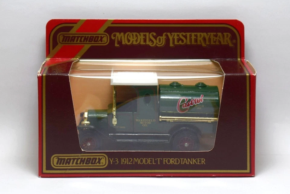 Matchbox Models of Yesteryear Y3 1/43 1912 Castrol Model T Ford Tanker Diecast - Image 1 of 1