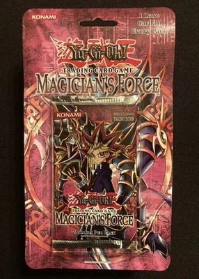 Yu-Gi-Oh! MAGICIAN’S FORCE English Edition RARE Rack Blister Pack Konami 1996 🔥 - Image 1 of 4