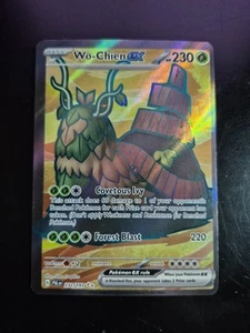 Wo-Chien ex 232/193 Miscut Alineación Punto OC Error Pokemon Juego de cartas coleccionables - Imagen 1 de 3
