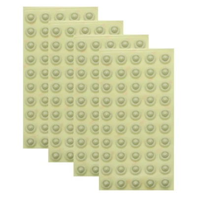 Gummipuffer für Schranktüren, 1,27 cm Durchmesser, 200 Stück konische Form, grün - Bild 1 von 4