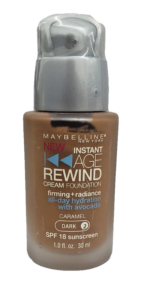 NEW MAYBELLINE Instant Age Rewind Cream FOUNDATION-CARAMEL DARK 2 - Image 1 of 1