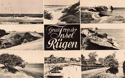 Insel Rügen, Oststsee, Strand -  DDR, Postkarte, gelaufen 1962 - Bild 1 von 2