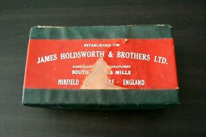Vintage James Holdsworth Pair Hand Carding Brush Combs Wool Carders Set With Box