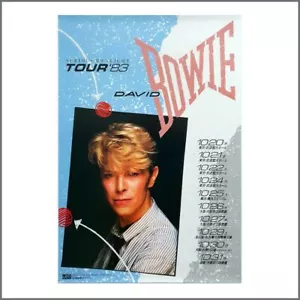 David Bowie 1983 Serious Moonlight Concert Poster (Japan) - Picture 1 of 1