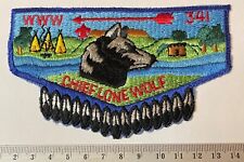 OA Lodge 341 Chief Lone Wolf S7b Ordeal Adobe Walls Council Texas Scouts Vintage
