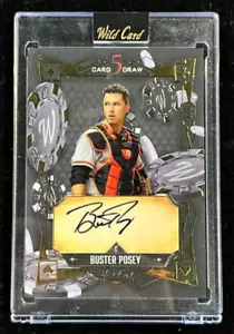 2024 WILD CARD BUSTER POSEY 1/1 AUTO 5 CARD DRAW #5CDM-BPA GIANTS! SC-835 - Picture 1 of 2