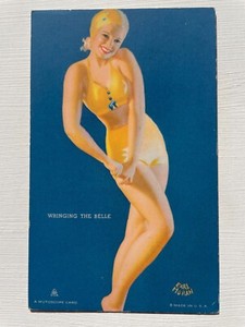1940's Pinup Girl Picture Mutoscope Card- Earl Moran- The Belle
