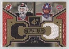 2005-06 SPx Winning Combos Gold /99 Martin Brodeur Jose Theodore #WC-BT HOF