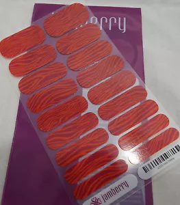 Jamberry Hot Zebra A235 Nail Wrap Full Sheet Retired - Picture 1 of 1