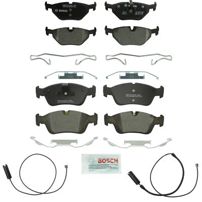 Bosch Front & Rear Disc Brake Pads & Sensors Kit For BMW E36 318i 323i 325i 328i - Image 1 of 4