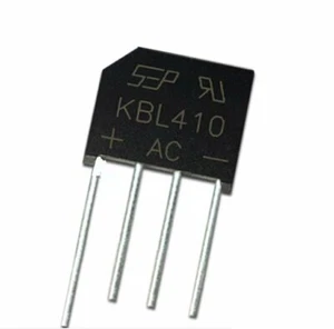 20pcs the  Rectifier KBL410 4A 1000V Flat Bridge Inline DIP-4 - Picture 1 of 2
