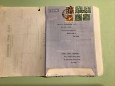 India airmail Air Letters Covers 6 Items Ref A1272