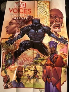 VOICES WAKANDA FOREVER POSTER 2 X 3 FOOT 24 X 36 INCH NEW NEVER HUNG UP HI GRADE - Picture 1 of 1