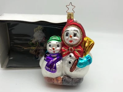Inge Glas Birgit´s Christmas Collection Auch Schneemänner haben Familie. 13,5 cm - Bild 1 von 2