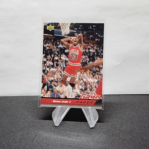 1992-93 Upper Deck Game Faces Michael Jordan #488, Chicago Bulls - Picture 1 of 4