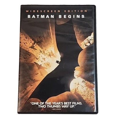 Batman Begins (DVD, 2005) Warner Brothers Christian Bale Very Good  - Image 1 of 4