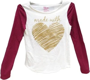 Epic Threads Big Girls' Graphic-Print T-Shirt Ivory Medium 54-56" 63-74Lbs - Picture 1 of 2