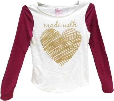 Epic Threads Big Girls' Graphic-Print T-Shirt Ivory  Medium 54-56" 63-74Lbs - Image 1 of 2