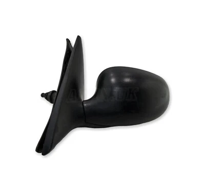 Daewoo Lanos T100 T-100 /1997-2002 Left Side Manual Adjustable Door Mirror Black - Image 1 of 4