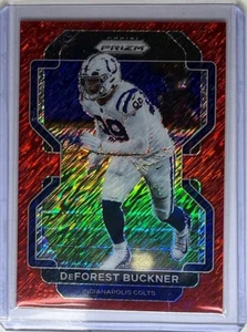 2021 Prizm Red Shimmer Prizm- #26 DeForest Buckner Numbered #’d /35 COLTS - Picture 1 of 2