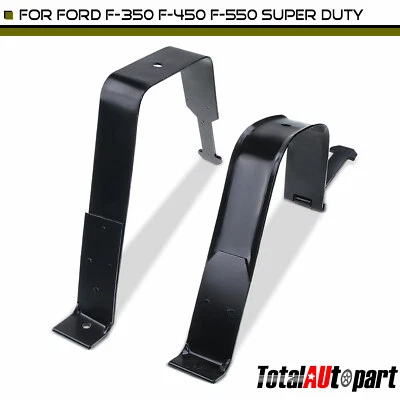 Correia de tanque de combustível 2 peças para Ford F-350 F-450 F-550 Super Duty 2011-2016 6.2L 6.8L - Imagem 1 de 4