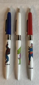 Vintage Kugelschreiber 1978 DC/Marvel Charaktere Superman Hulk Spiderman - Bild 1 von 4