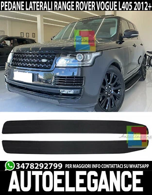 PEDANE LATERALI RANGE ROVER VOGUE L405 2012+ SOTTOPORTA IN ALLUMINIO / ABS - Imagen 1 de 4