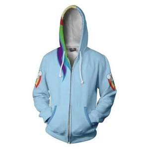 Rainbow Armaturenbrett leichte Damen Kapuzenjacke Cosplay Kostüme Damen Hoodie - Bild 1 von 12