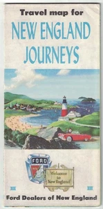 Mapa de viaje para concesionarios Ford de Nueva Inglaterra para New England Journeys III - Imagen 1 de 1