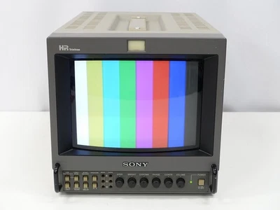 SONY PVM-9045Q CRT 9in Trinitron Color Video Picture Monitor W/ Power Cable USED - Image 1 of 4