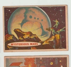 VINTAGE 1958 A&BC OUTER SPACE TRADING CARDS 72 MYSTERIOUS MARS UK SMALL LOGO EXC - Picture 1 of 2