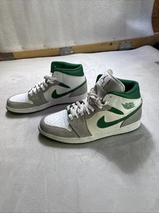Nike Air Jordan 1 Mid SE Grey Pine Green DC7294-103 Size 12 - Picture 1 of 17