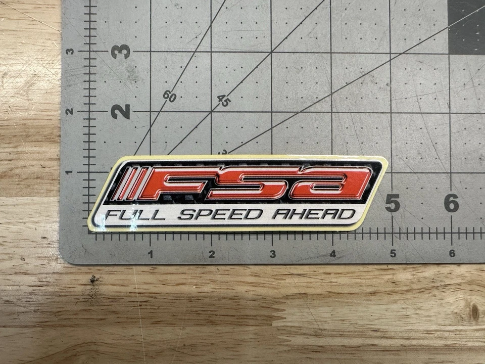 FSA Full Speed Ahead Carbon Logo Big Sticker Decal GENUINE - Image 1 of 1