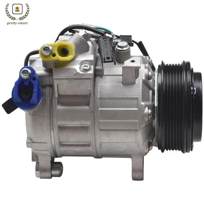 AC Compressor with Clutch fit for BMW 228i 320i 328d 328i 428i 528i 535d 535i X5 - Image 1 of 4