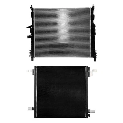 Kit de radiador y condensador de refrigeración de alcance para Mercedes-Benz ML500 02-05 BNDL-458528 Foto 1 de 2