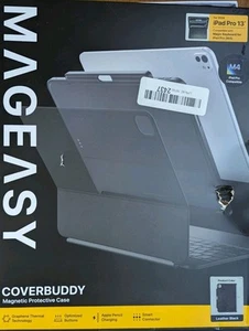 MAGEASY CoverBuddy for 2024 Apple iPad Pro 13" Magnetic Case - Imagen 1 de 10